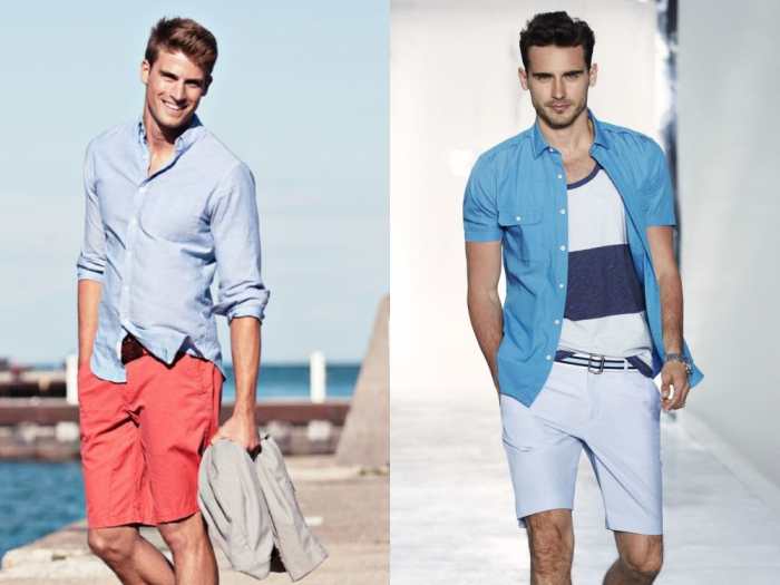 Shorts are best reserved for casual outdoor events