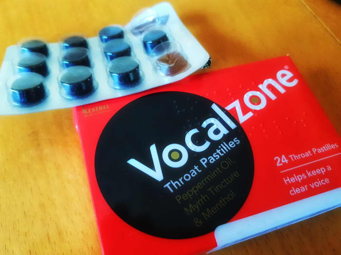 Vocalzone contains natural ingredients known to aid the vocal cords and clear nasal congestion.