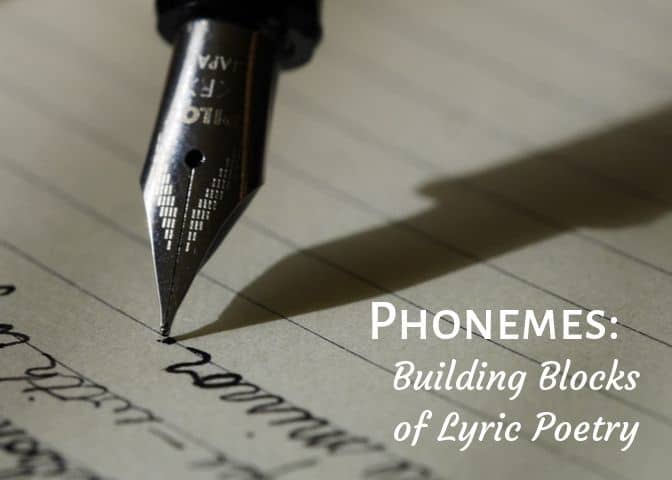 Phonemes are distinct units of sound that distinguish one word from another. This article will teach you to to utilize phonemes in your poetry to help you build a stronger piece.