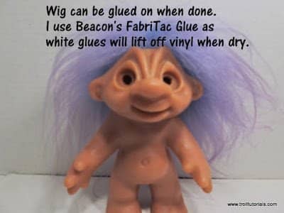 All done! Your troll's hair has been replaced with a nice Icelandic wig, and they are ready to do what trolls do.