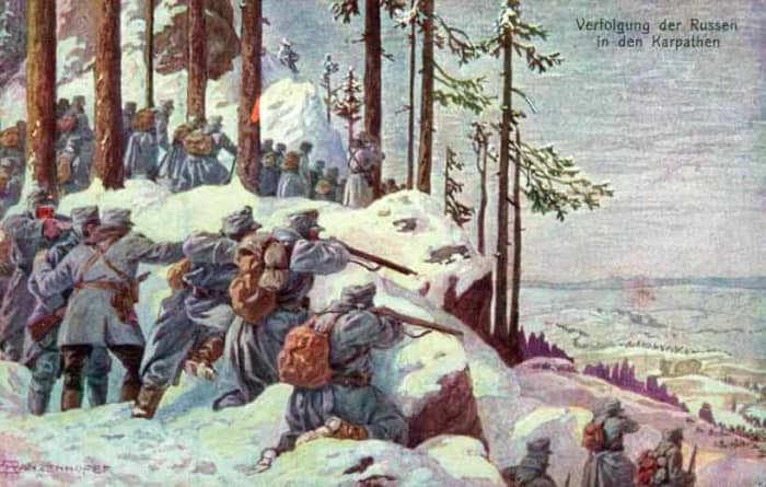 Fighting in the Carpathian mountains in hellishly cold winter temperatures with inadequate supplies is about the last place I'd like to be in the world. Tragically, hundreds of thousands of Austro-Hungarians had to do just that.
