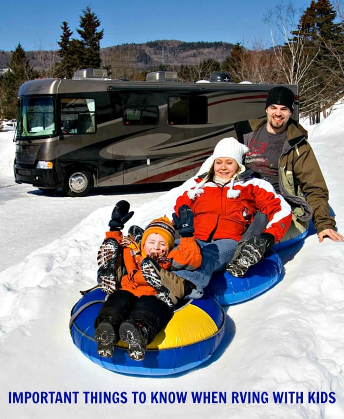 What parents need to know about taking their children on recreational vehicle vacations.