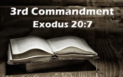 "You shall not take the name of the Lord your God in vain, for the Lord will not leave him unpunished who takes His name in vain." (Exodus 20:7)
