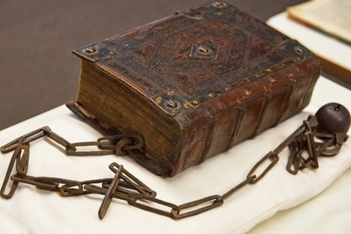 Books were painstakingly inscribed, illustrated, and bound by hand. This made them priceless works that could not easily be replaced.