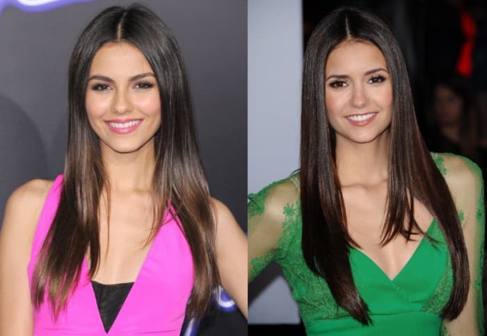 Victoria Justice and Nina Dobrev.