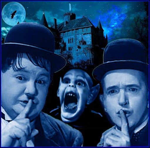 Unlike their comedic counterparts, Abbott and Costello, Laurel and Hardy never ventured into the comedy-horror genre and stuck with slapstick comedy.