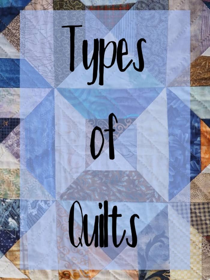 While most people recognize the word quilt, they don't realize how many different types of quilts there really are. Here is a list of them.