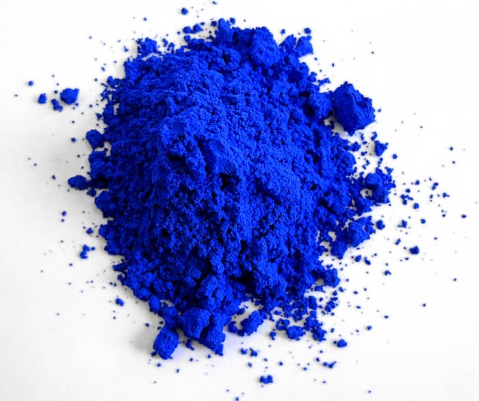 Aquamarine paint is made when you ground lapis lazuli. Many ancient civilizations used this pigment and it is still used today in some places