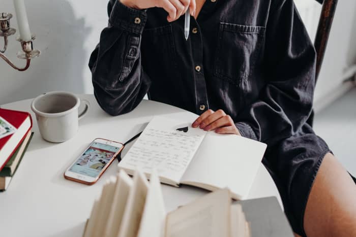 Journaling can help you see the thoughts that aren't serving you and is much cheaper than seeing a therapist.