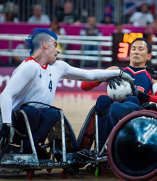 David Anthony, a British wheelchair rugby champion in the 2012 Summer Paralympics in London has undergone 11 spinal operations.