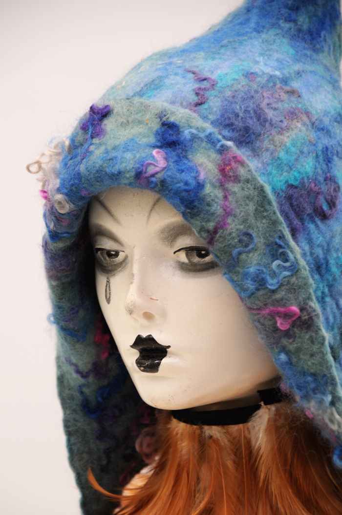 How to Make a WetFelted Pixie Hat