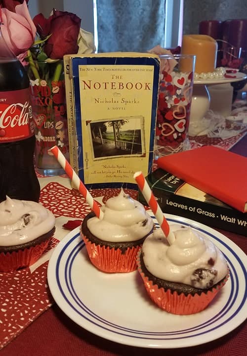 Join "The Notebook" discussion and enjoy this recipe for cherry coke chocolate cupcakes.