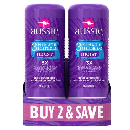 Aussie's 3 Minute Miracle two-pack is available at many Walmarts.