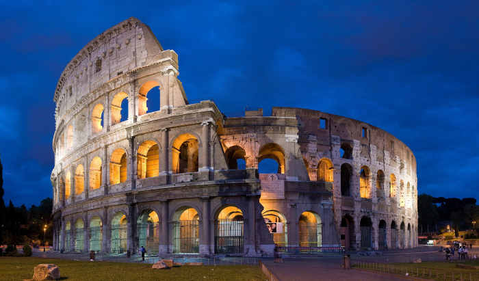 Picture of the Roman Colosseum (Modern-Day).