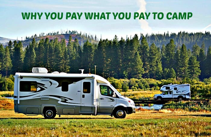 Learn the reasons behind campsite costs so that you can make better travel choices.