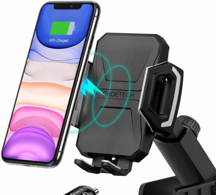 Review of Choetech Wireless Car Dock Best iPhone 11 Car Charger