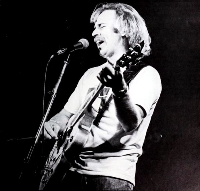 Jimmy Buffett performing at Clemson University, February 25, 1977.