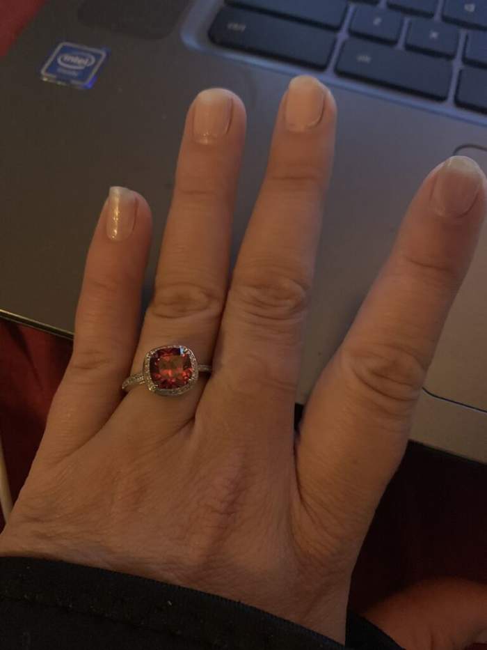 Ring from my Fragrant Jewels bath bomb