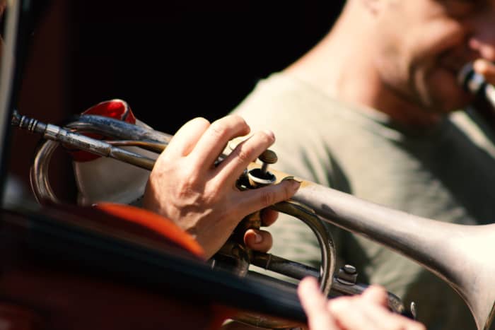 Learn the proper fingering for playing the trumpet.
