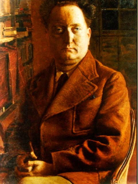 Portrait of French Provençal Writer Jean Giono by Eugene Martel circa 1937