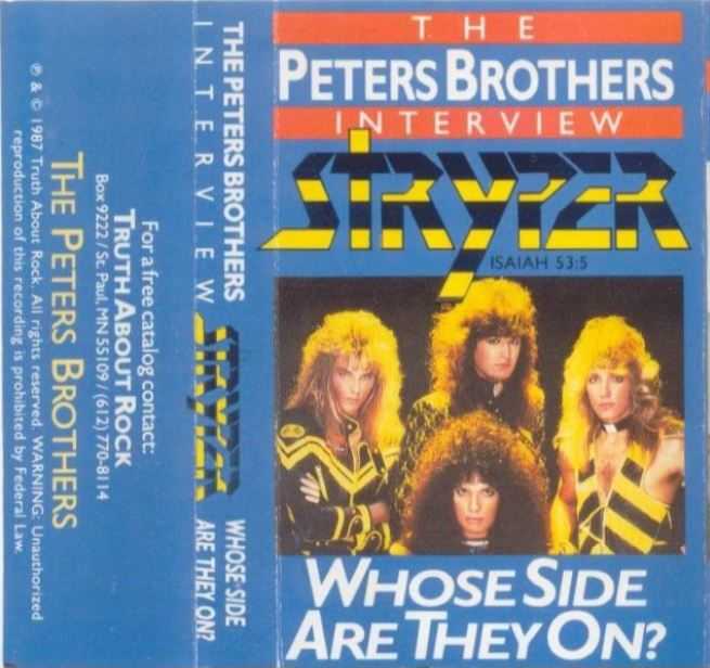 "The Peters Brothers Interview Stryper Whose Side Are They On?" Review