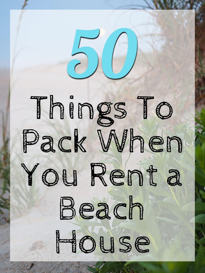 Renting a beach house? Not sure what to bring? This list of things to pack has you covered.