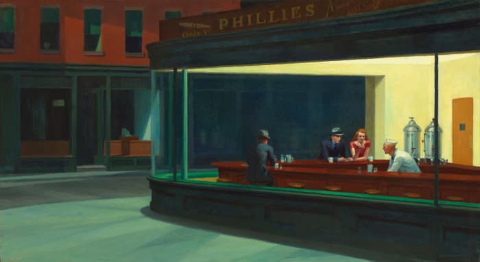 Edward hopper nighthawks Edward hopper nighthawks image