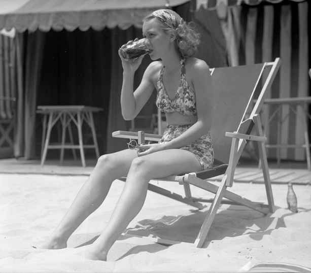 Woman in swimsuit 1935
