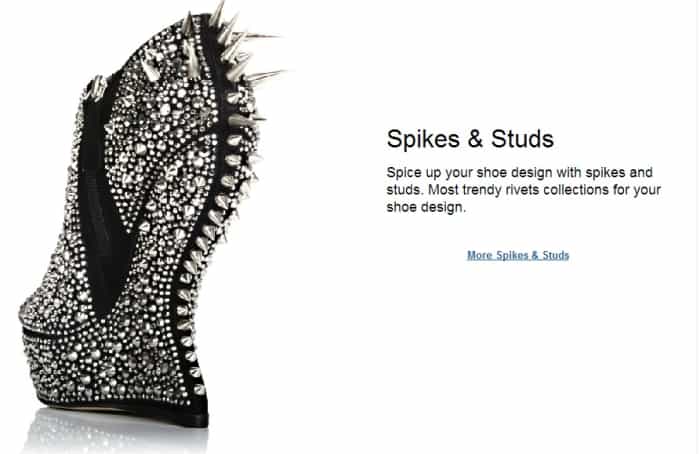 Embellish your shoe designs