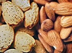Almonds are a natural skin care product free of chemicals and pesticides often found in commercial brands of cosmetics.