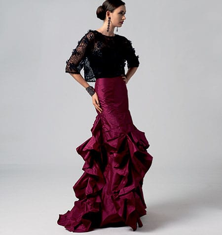 This skirt is the perfect amount of Steampunk for formal occasions without looking like a costume.