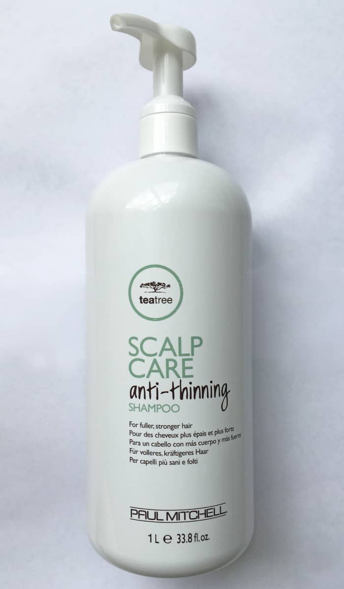 Paul Mitchell Tea Tree Scalp Care Anti-Thinning Shampoo is one of my favorite picks.