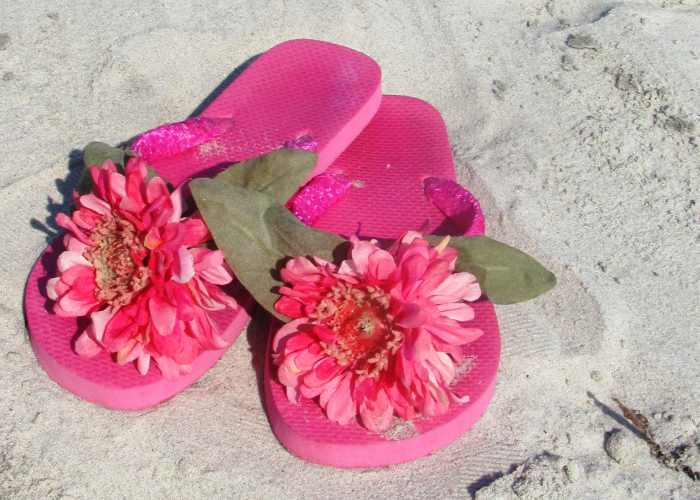 I've got my flip flops and I'm ready for the beach!