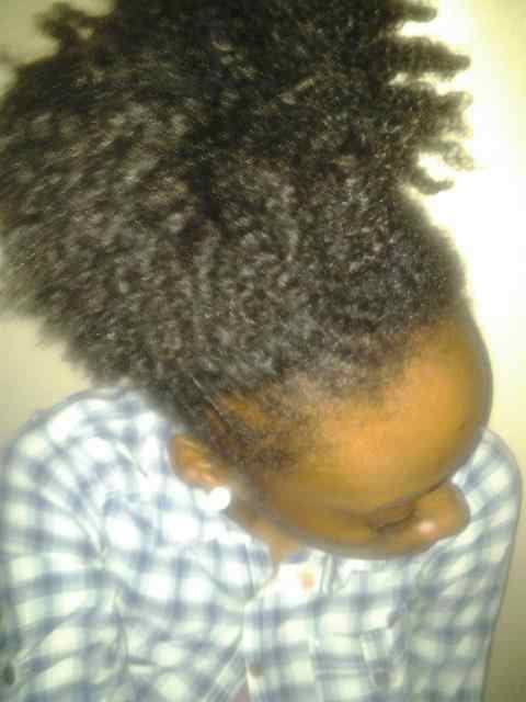 My hair without a relaxer after one year