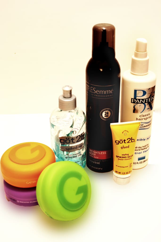 You can buoy up your style with volumizing mousses and styling lotions etc., but confine them to the roots.