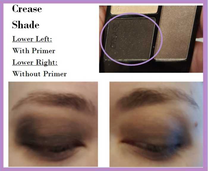 Eye swatches of the Crease Shade from the Wet 'N' Wild Color Icon Quad in Silent Treatment