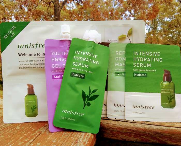Innisfree is one of many Korean beauty brands that provide ample free samples with every purchase.