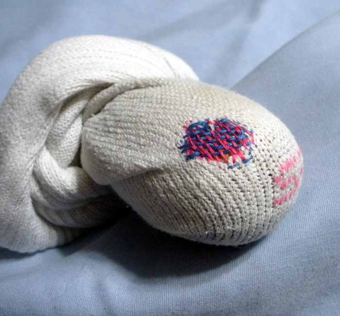 Finished on the inside: this is where you want to 'hammer down' any lumpiness.