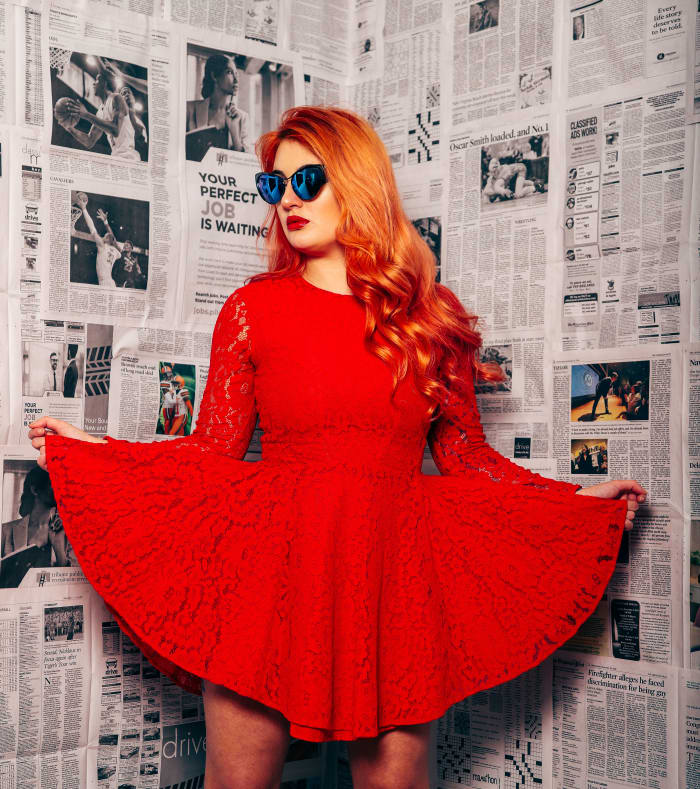 This photograph was taken four to five weeks after using Arctic Fox Sunset Orange dye.