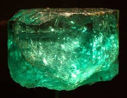 The 858 ct Gachala Emerald, one of largest gem quality emeralds in the world, was found in Colombia in 1967.
