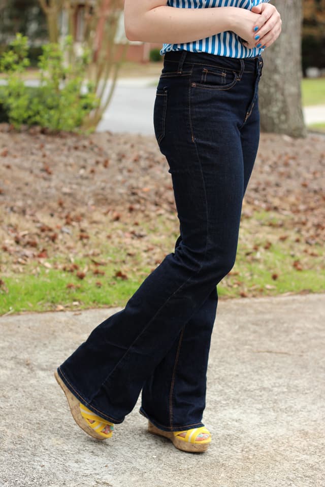Bell bottoms and flared hems look great on those shaped like lollipops (or goblets), maybe not so great on pear or diamond shapes.