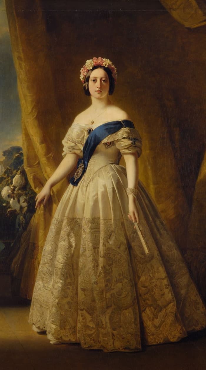 Queen Victoria 1845 – Portrait by Franz Xaver Winterhalter