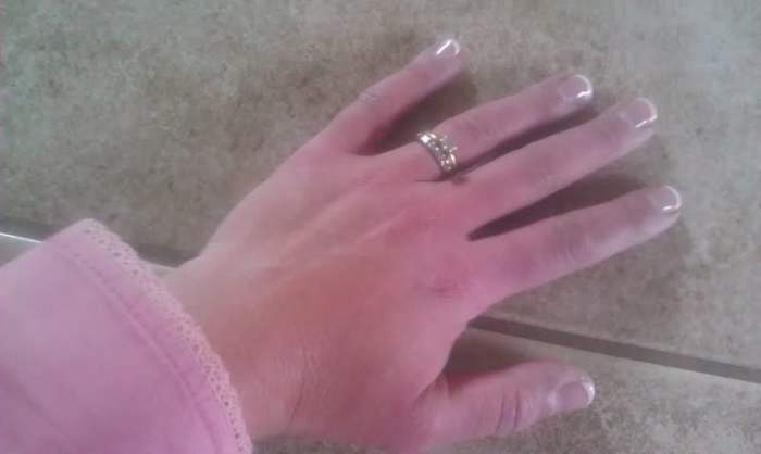 My new shellac nail manicure