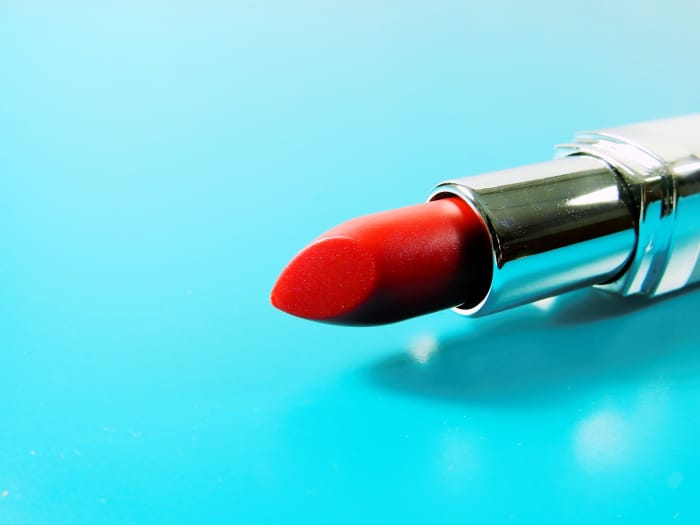 Red lipstick bullet.