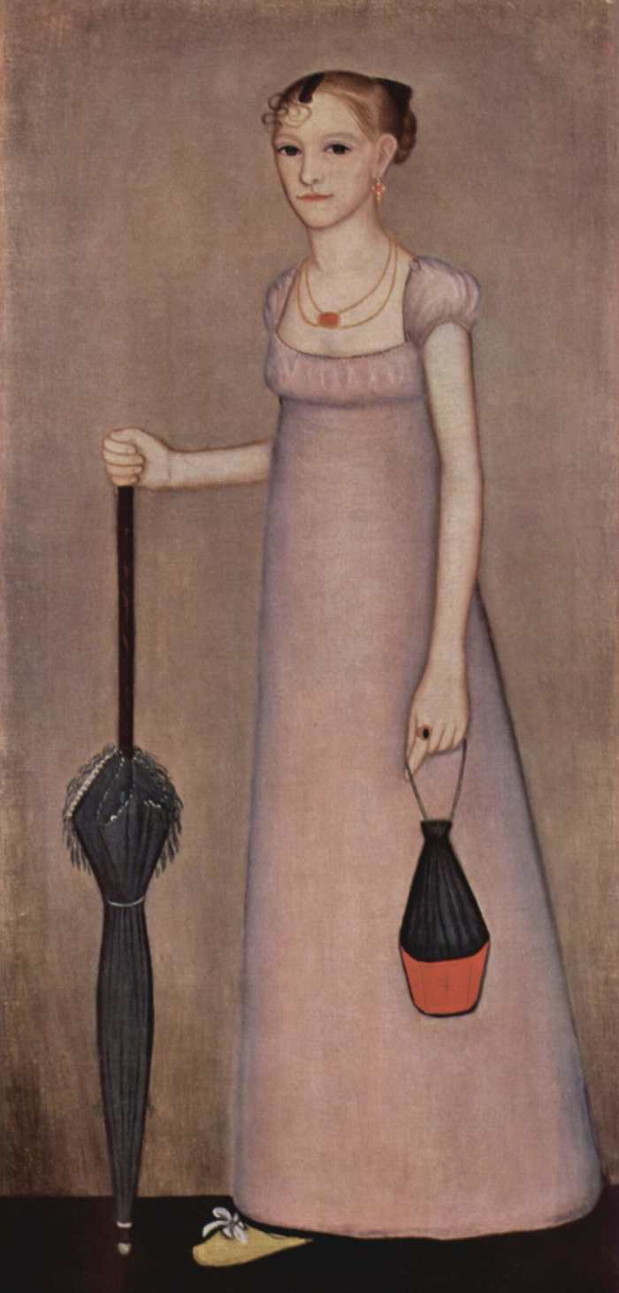 Drawstring bag early 1800s