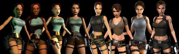 Evolution of Lara throughout the years. (Rivendell)