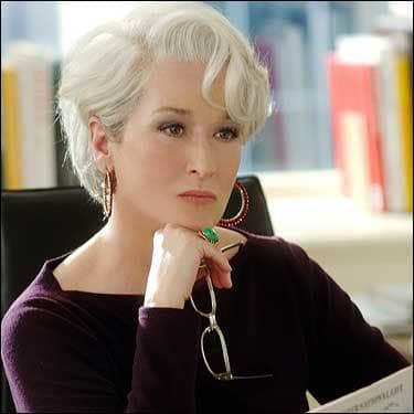 If you doubted that this color could look glamorous, look at this picture of Meryl Streep to have your doubts washed away.