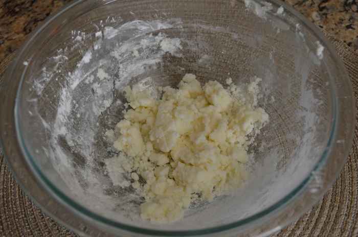 Baking Soda, Cornstarch, Coconut Oil, Essential Oil, and Tea Tree OIl