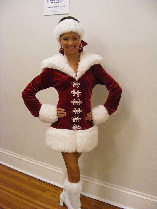 Some pageants might have a holiday wear category. 