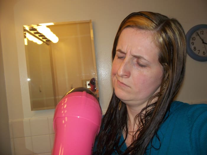 How To Use A Hair Dryer Featuring Exciting Action Photos Hubpages